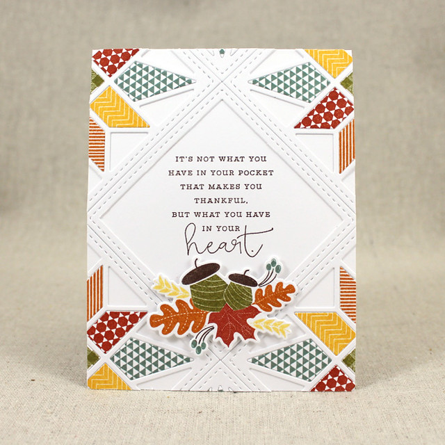 Thankful Heart Quilt Card