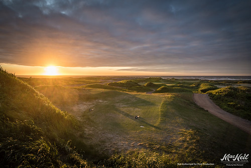 ocean sunset clouds golf waves dunes links cabotlinks truelinks