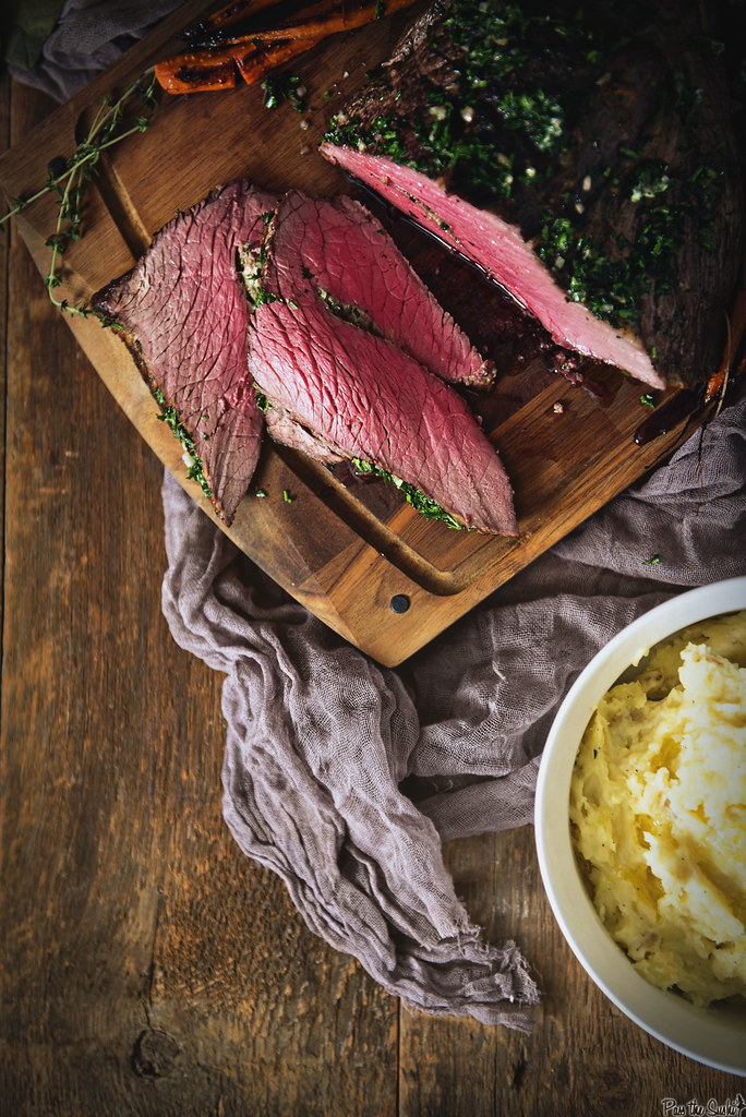 Perfect Herb Roasted Top Roast {Girl Carnivore}