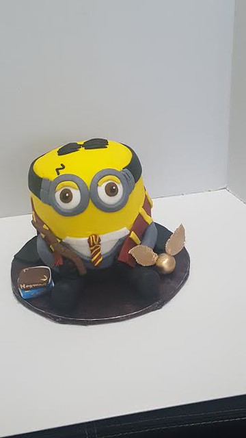 Harry Potter Themed Minion Cake by Terry's Sensational Cakes