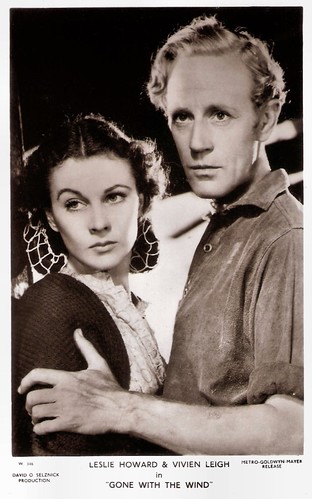 Leslie Howard and Vivien Leigh in Gone with the Wind (1939)