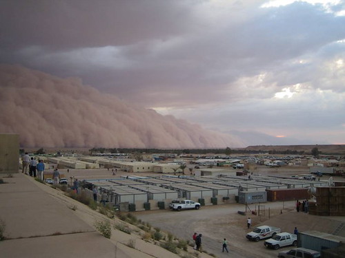 sandstorm base iraq