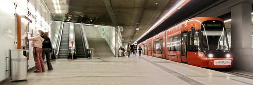 panorama Österreich station train linz underground subway austria tram bahnhof olympus hauptbahnhof ubahn 5060 tramway haltestelle straßenbahn
