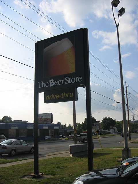The Beer Store - Drive Thru | beer store sign Wharncliffe Ro… | Flickr