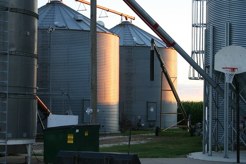 sunset minnesota basketball farm granada canon350d silos