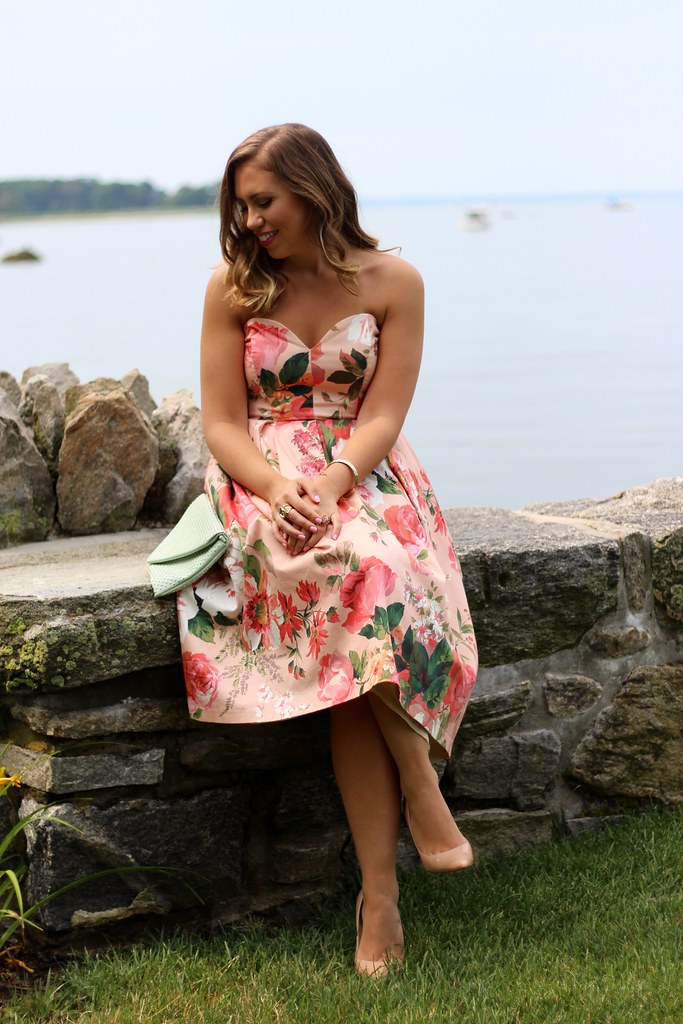 Floral Midi Dress | Wedding Guest Attire