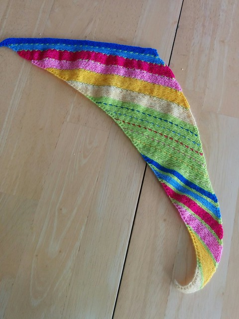 candyland knit and ends woven in