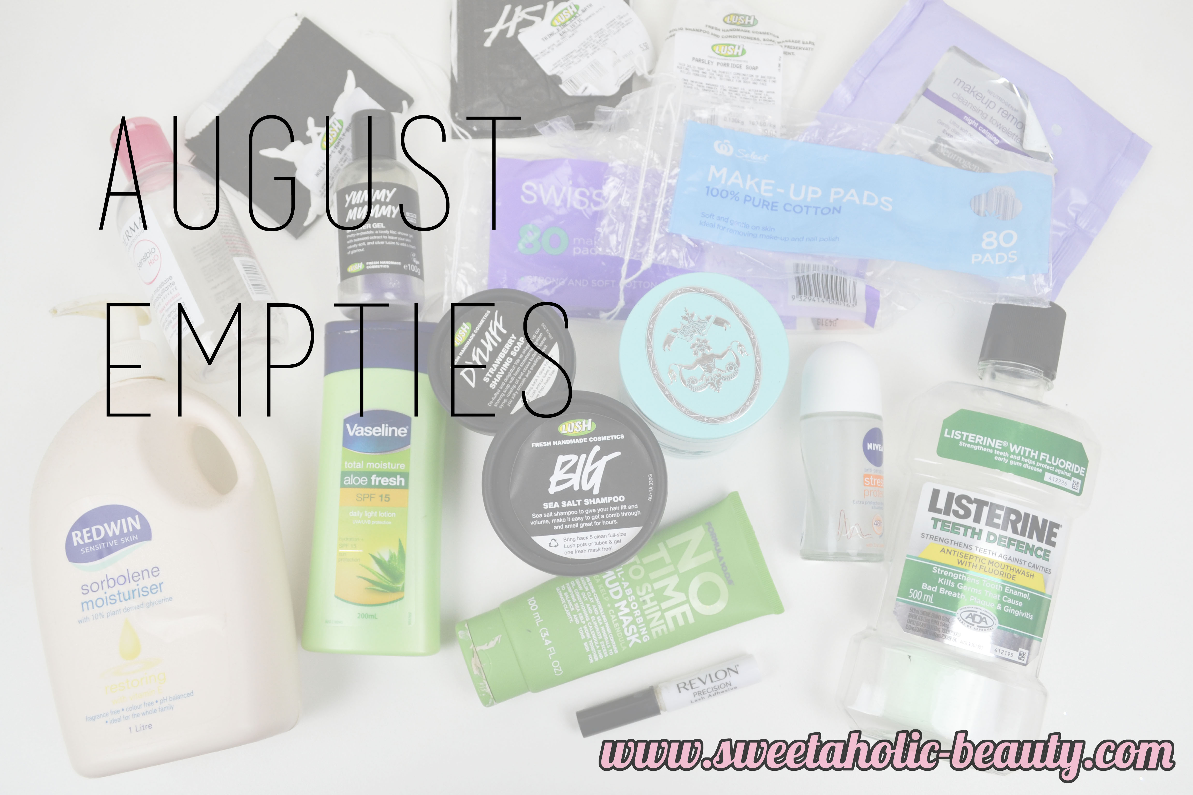 August Empties - Sweetaholic Beauty