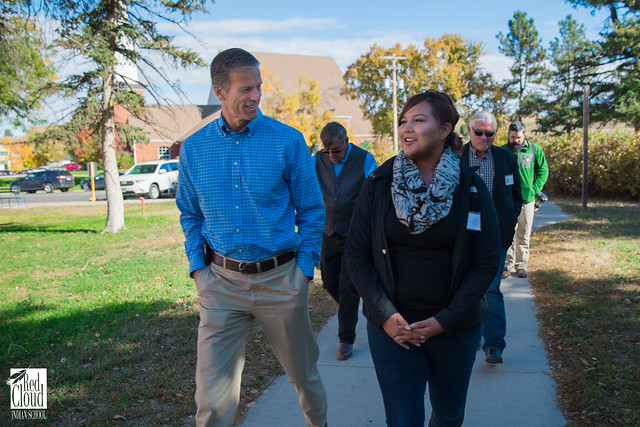 South Dakota's Senator and Representative visit campus.