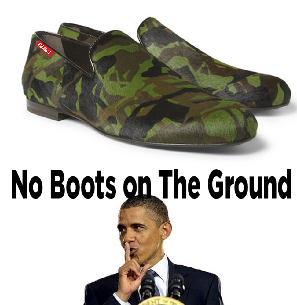 NO BOOTS ON THE GROUND