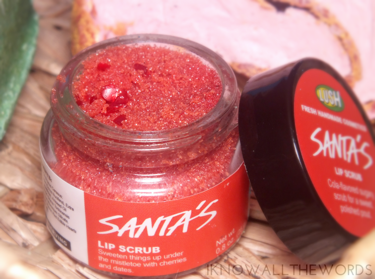 Lush holiday 2015 Santa's Lip Scrub