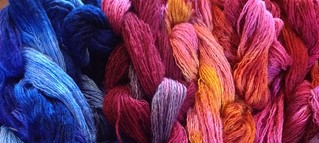 Dyed yarns