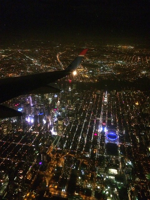 flying into NYC