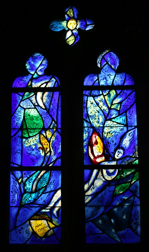 Stained glass by Marc Chagall, All Saints, Tudely, Kent