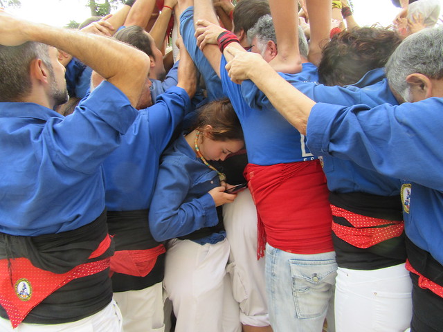 Castellers d'Esplugues a Sant Just, 2015