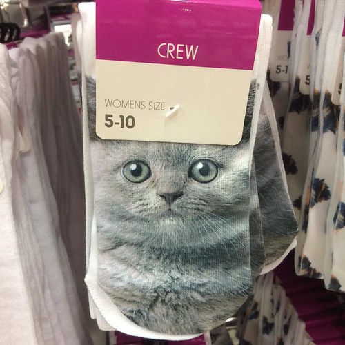 kitty socks at Kmart