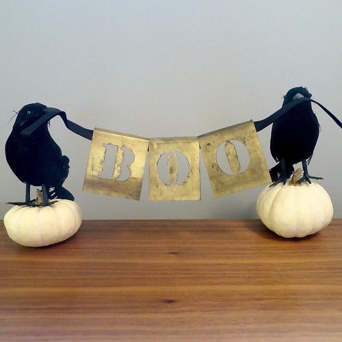 Iron Craft '15 Challenge 20 - Raven and Boo Bunting