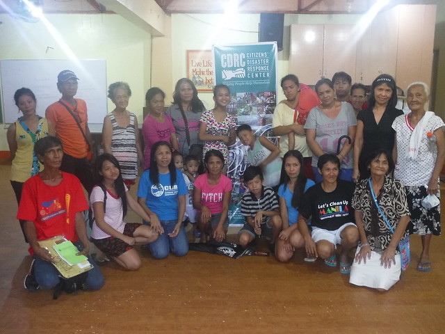 Day 2 of Disaster Preparedness Training in San Andres, Manila
