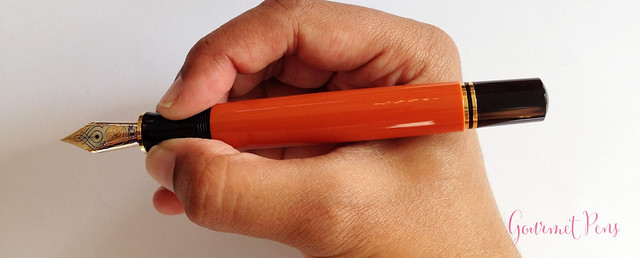 Review Pelikan Souverän M800 Burnt Orange Fountain Pen @AppelboomLaren (9)