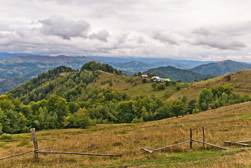 Carpathian Mountains near Babyn