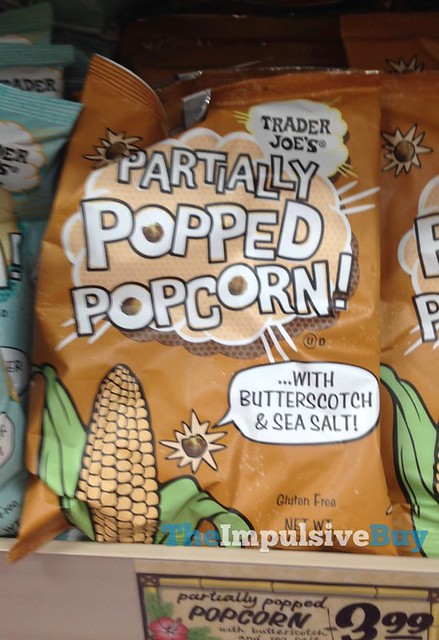 SPOTTED ON SHELVES: Trader Joe's Partially Popped Popcorn with