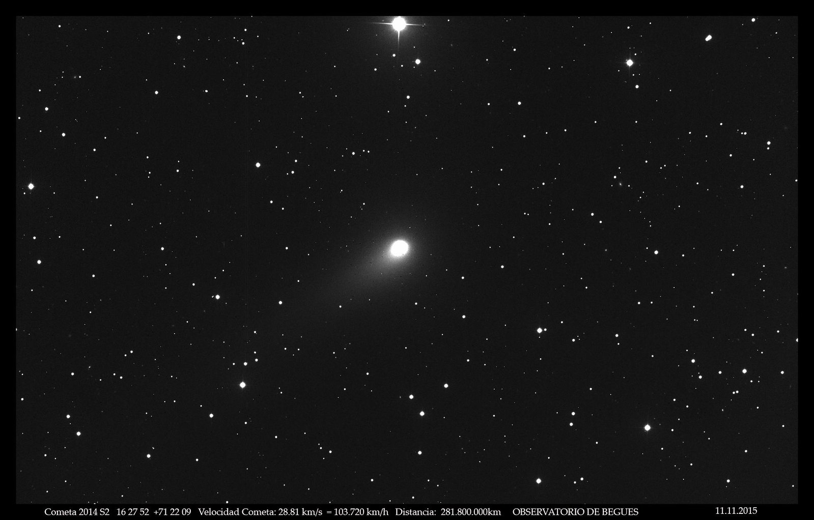 Cometa 2014 s2 11 11 2015
