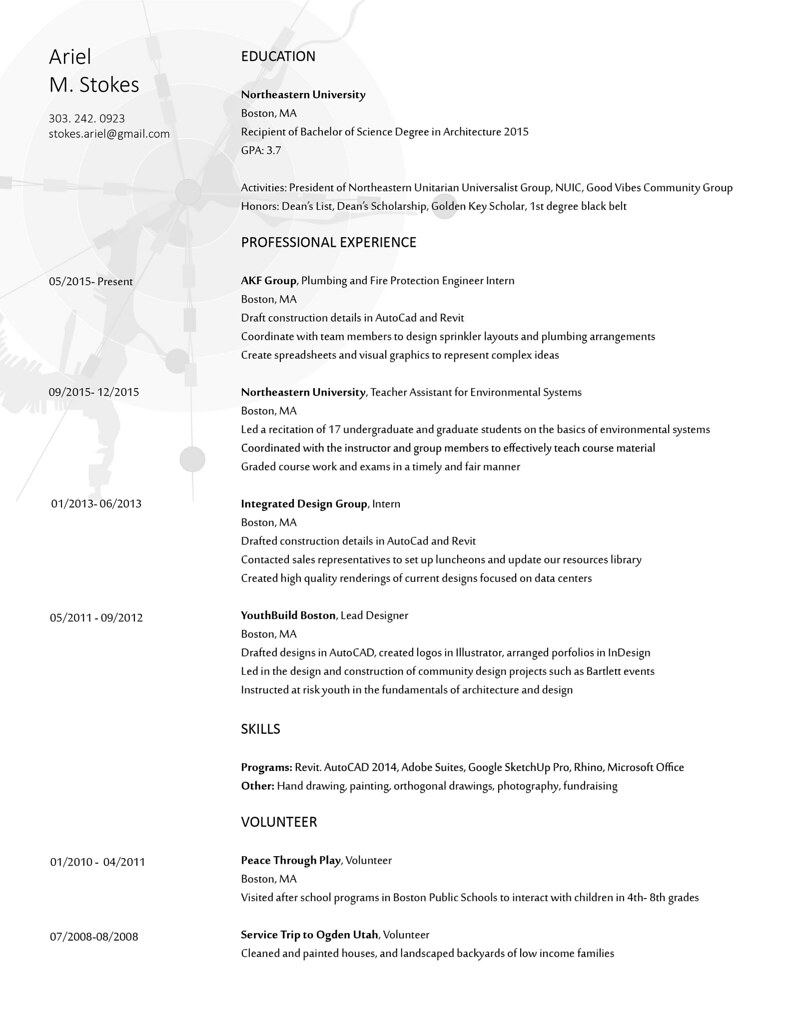 Picture of Resume