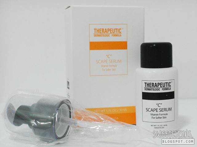 therapeutic dermatologic formula C scape serum
