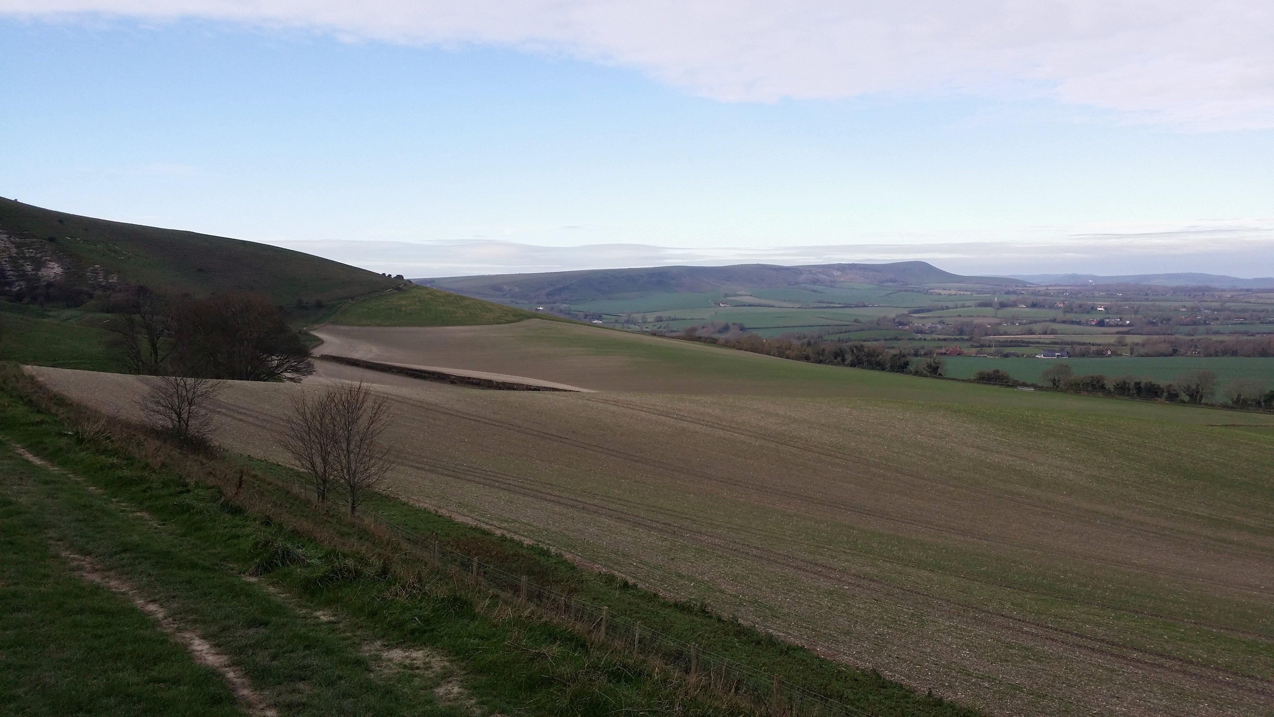 Looking along the South Downs #sh