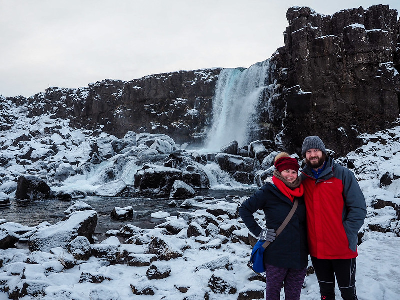 Amanda and Elliot in Iceland