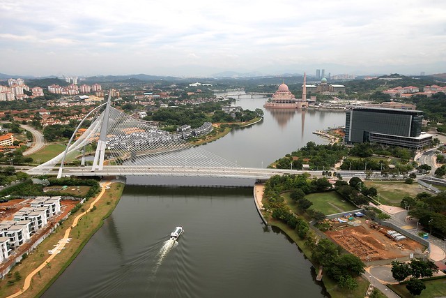 View of Putrajaya from Skyrides Balloon Ride