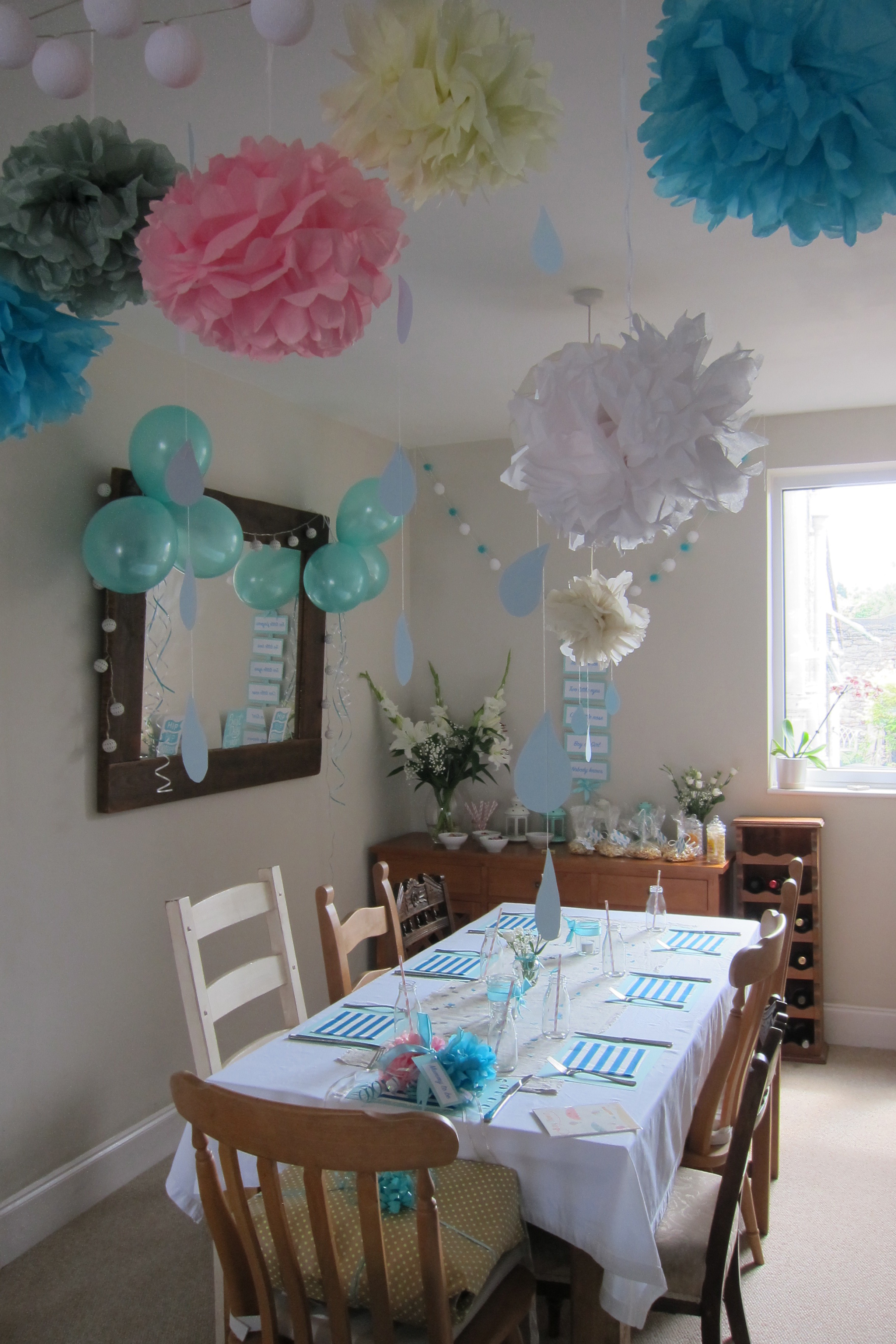 Decorations for baby shower