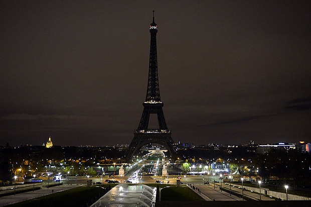 dark Eiffel Tower,  Getty Images