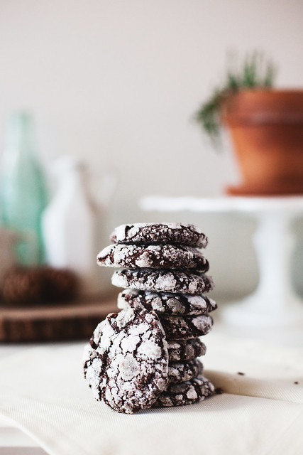 Mexican Chocolate Crinkles