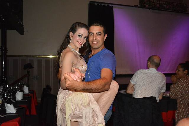 Posing with a Tango Dancer