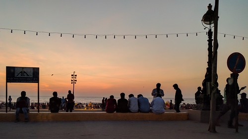sunset evening mumbai