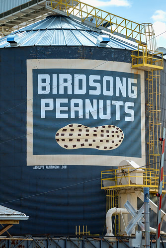 signs advertising franklin virginia south peanuts birdsong va agriculture