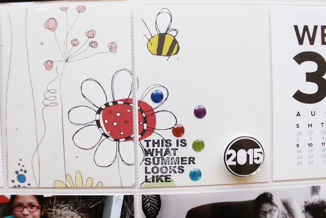 june, july, august 2015 layouts :: pocket memory keeping / project life