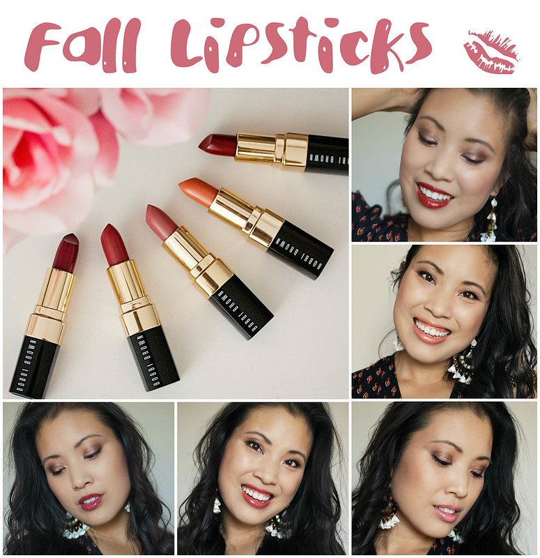 cute & little blog | neiman marcus x bobbi brown fall lipstick colors | lips beauty