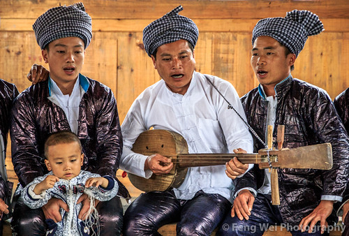 china travel music color tourism horizontal cn ancient asia song culture vivid sing guizhou dong qiandongnan xiaohuang congjiang