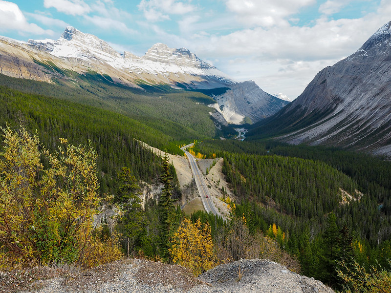 Icefields Parkway in Alberta, Canada