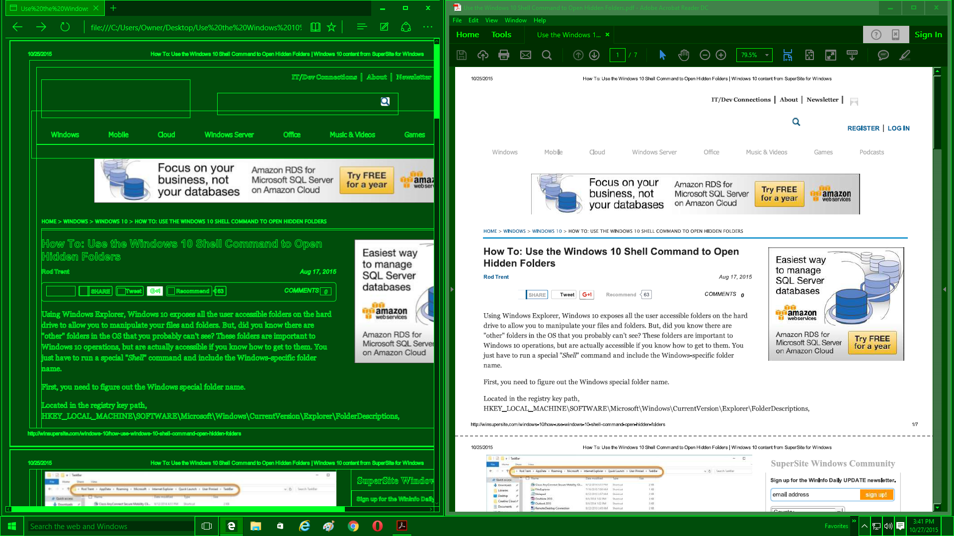MilSpecGreen PDF Reader Comparison