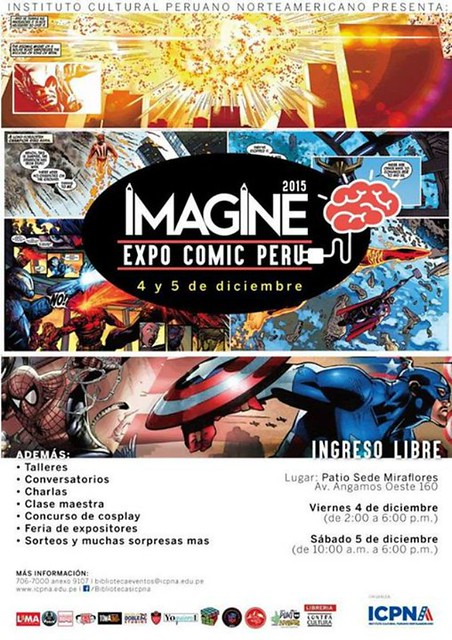 Imagine Expo Comic Peru : Vive la fiesta de los cómics
