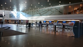 Ticket counters of PWM airport