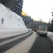 silnice do Špindlu samý led...