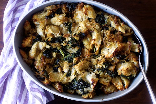 kale and caramelized onion stuffing