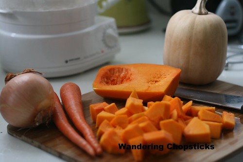 Thai-Style Pumpkin Carrot Coconut Curry Soup 3