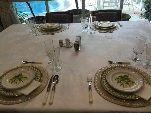 table setting, Epza dinner