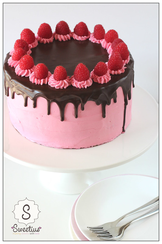 pink birthday cake 2