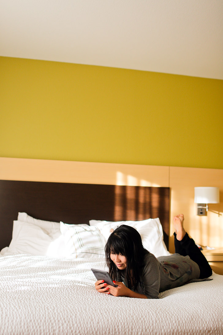 Behind the Scenes of Travel Bloggers Jobs at Marriott Towneplace Suites Denver Colorado.